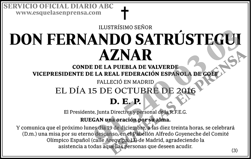 Fernando Satrústegui Aznar